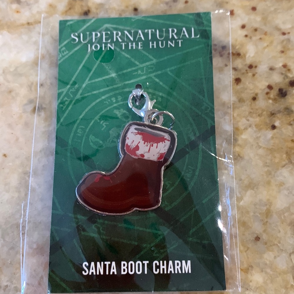 Supernatural Santa Boot Charm
